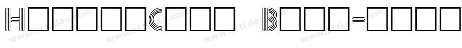 HardinCaps Bold字体转换